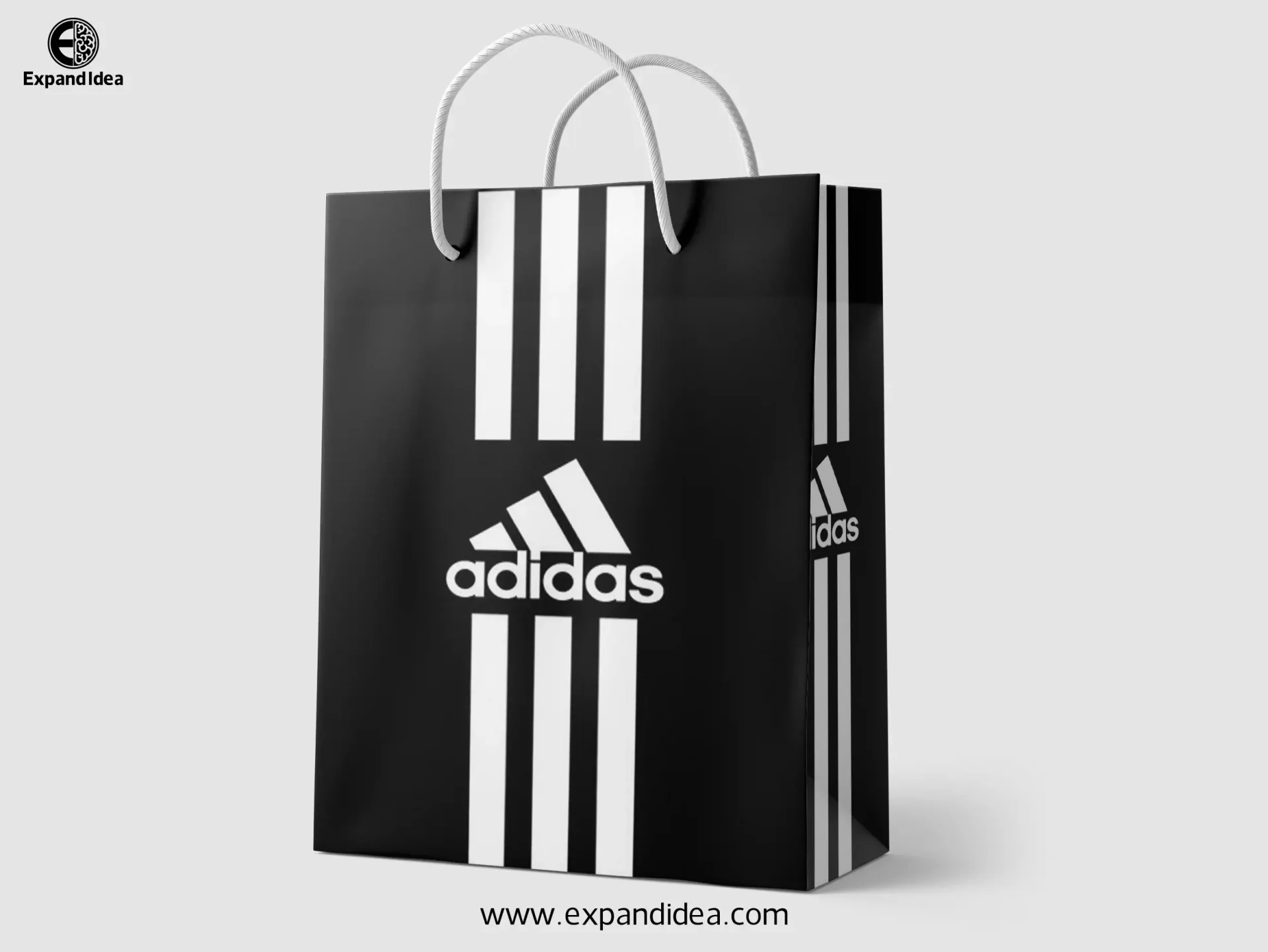 طباعة وتنفيذ شنط ورقية ل اديداس