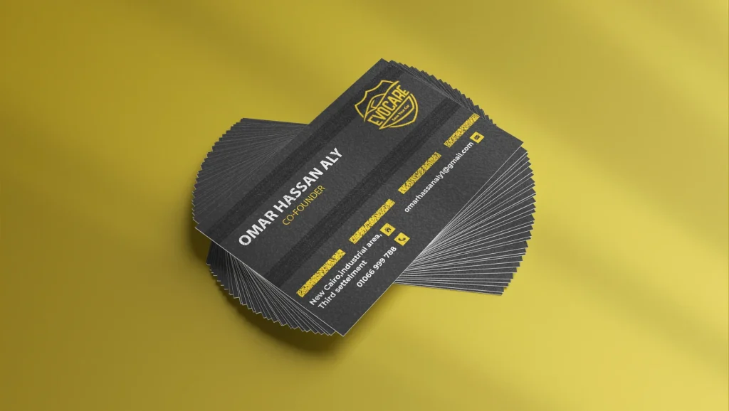 تصميم كارت شخصى