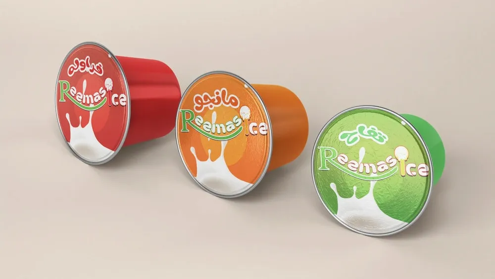 أنواع تصميم استيكر العبوات